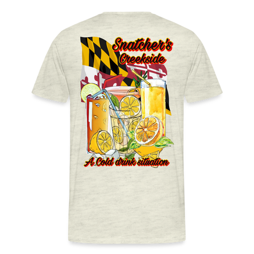 A Cold Drink Situation T-Shirt - heather oatmeal