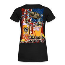 Load image into Gallery viewer, Women’s Crabs and Crushes Premium T-Shirt - black
