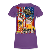 Load image into Gallery viewer, Women’s Crabs and Crushes Premium T-Shirt - purple
