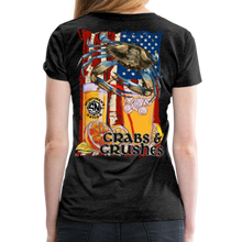 Load image into Gallery viewer, Women’s Crabs and Crushes Premium T-Shirt - charcoal grey
