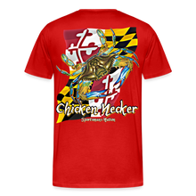 Load image into Gallery viewer, Men&#39;s Maryland Chicken Necker T-Shirt - red

