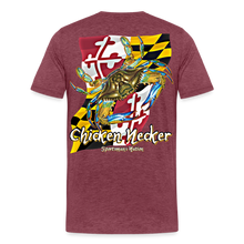 Load image into Gallery viewer, Men&#39;s Maryland Chicken Necker T-Shirt - heather burgundy
