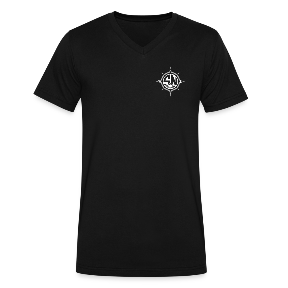 Men's V-Neck Logo T-Shirt - black