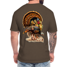 Load image into Gallery viewer, Circle Of Life Turkey T-Shirt - heather espresso
