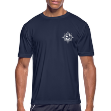 Load image into Gallery viewer, Men’s Short Sleeve Badfish Marlin Performance T-Shirt - navy
