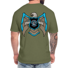 Load image into Gallery viewer, Men&#39;s Wild &amp; Free T-Shirt - heather military green
